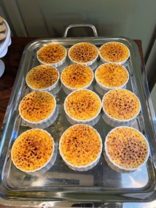 And for dessert, ramekins filled with our Classic Crème Brûlée.