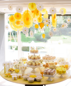 I remember that party had a Daisy theme–the flower was everywhere. And that’s what Darcy does. She takes something meaningful, something personal, and she uses it to create a party, or a favor, or a craft, or an illustration, or a memory that no one else would ever think of. Look at this table of treats! (Photo by Allan Zepeda)