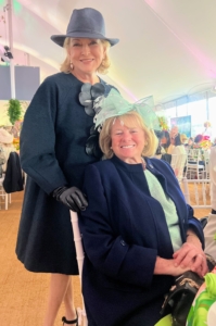 And here I am with my banker and close friend, Jane Heller. The annual “hat luncheon” in New York City was another huge success. I am already looking forward to next year’s event.