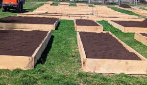 Look at all the beautiful beds ready to be planted.