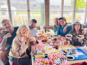 One afternoon, our group also went to Beal's Lobster Pier on Clark Point Road in Southwest Harbor. One couldn't visit Maine without a delicious lobster roll.