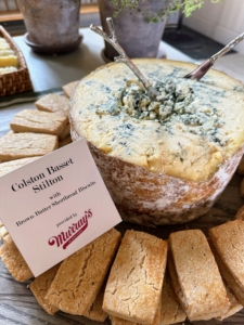 If you're wondering what to pair with Stilton Cheese, try it with brown butter shortbread - it is so delicious.