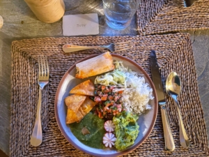 And here is Jude's plate - another wonderful meal, grandchild approved. Healthy, homemade and so flavorful. Tomorrow, I will share more photos from my summer in Maine. Stay tuned.