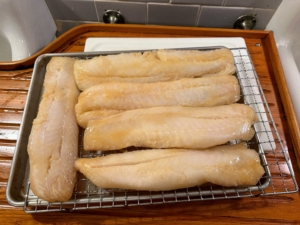 We also made miso cod from scratch.