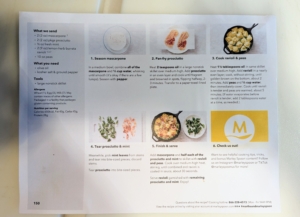 … And images on the back showing each of the main preparation steps. Plus, we include the ingredients list, the tools or supplies necessary, and a rundown of the nutrition values. These recipe cards are great to save for future use.