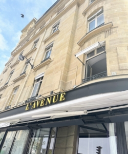 We ate lunch at the outdoor bistro L'Avenue on the corner of Avenue Montaigne - well known for its classic French dishes and people watching from its terrace.