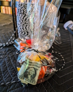 Every trick-or-treater will love their bag of goodies from Cantitoe Corners.