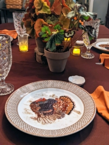 This pretty table setting photo is from Todd Hall.
