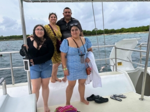 Enma, her husband Rolondo, and their daughters Elvira and Kaily, enjoyed many warm weather activities.