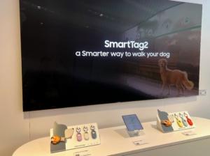 For valuables and for pets, Samsung's Galaxy SmartTag2 allows one to track a pet's or an item's location.