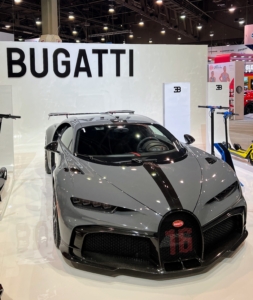 There was so much to see at the show. Automotive and mobility items were featured prominently this year. Bugatti, renowned for its high-performance sports cars, showcased this new vehicle alongside its creative Electric Scooters Concept.