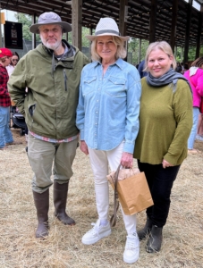 Here I am with Swank Specialty Produce proprietors, Darrin and Jodi Swank. Aside from the farm, they also have a market held in an open-air 8500 square foot barn where they host about 25-bakers, growers, gardeners, and sellers of quality, all-natural fresh foods and products.