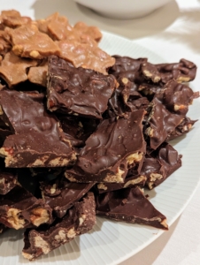 ... and peanut brittle. Everyone took treats home.