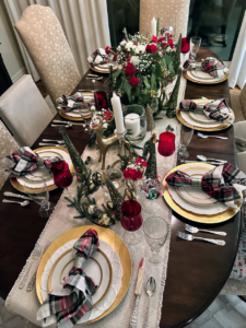 Jenna Meistrell, VP of Global Brand Management for Body Glove and Dakine at Marquee Brands shared this photo of her holiday table.