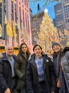 Bill McCormack from my security team took his family to see the Rockefeller Center Christmas Tree.