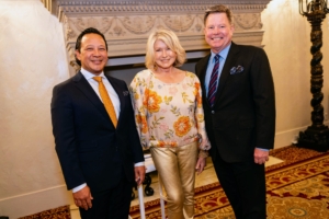 My hosts were the event chairs, Fernando Wong and Tim Johnson, internationally recognized leaders in garden design and landscape architecture. (Photo by Carrie Bradburn/CAPEHART)