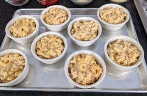 You may remember, a couple years back I did a video shoot at my Bedford, New York farm, preparing some of our well-loved meals and snack ideas for the Big Game. One suggestion was to make individual bowls of macaroni and cheese.
