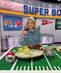 Cheers everyone! Enjoy whatever you serve for your Big Game party. And may the best team win! And follow this blog on Instagram @marthastewartblog.
