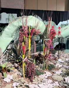 This is a closer look at the Arrange Floral and Event Design's exhibit, "The Orchid," which won The PHS Philadelphia Flower Show Cup for Best in Show, Floral.