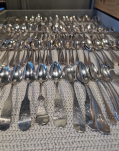 The joy of owning beautiful silver flatware does require some work to keep it looking beautiful, but it is all well worth the effort. Have a wonderful and safe Easter weekend!
