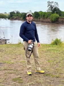 Here I am by the river with my amazing camera – the Canon EOS R7. It took such amazing pictures of the wildlife. Even Martha’s granddaughter, Jude, who is quite a talented photographer, said the pictures I took were excellent!