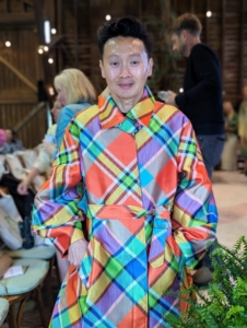 My neighbor and fashion designer Andy Yu was also in attendance wearing one of his handmade and personally designed coats.