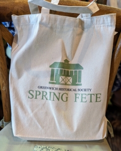 Each guest was given a canvas tote bag containing Stephen's book, magazines, and a Greenwich Historical Society coffee mug. It was a wonderful and very successful event.