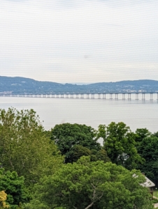 Lyndhurst is situated beside the Hudson River about a half mile south of the Governor Mario M. Cuomo Bridge, formerly known as the Tappan Zee Bridge. On a clear day, one can see New York City.