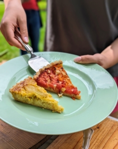 My guests could not resist having pieces of both - some even went back for seconds.