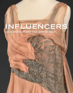 The "Influencers" exhibit showcases pieces on special loan from the Cornell College of Human Ecology Fashion + Textile Collection, Edna St. Vincent Millay’s Steepletop, Lyndhurst Collections, and Private Lenders. The show displays historic examples of how three fashion icons helped transition women's wear in the 1920s and includes gowns owned by Lyndhurst's last owner, Anna Gould, Duchess of Talleyrand. (Photo by Bruce M White © 2024)