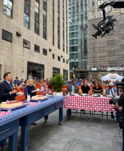 It was the perfect morning to shoot on the Plaza. To watch the entire segment, click on the highlighted link.