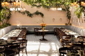 This is the dining room, which gets lots of natural light. Chef Vikas and Jimmy wanted the space to feel nostalgic and cozy. (Photo courtesy of Bungalow)