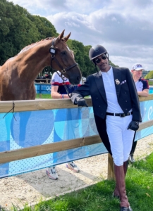 Snoop arrived at the Olympics afraid of horses, but I think I may have cured him...