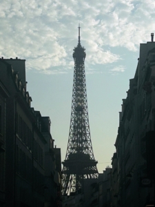 It was a very full media day with this stunning Eiffel Tower as our backdrop. This famous Eiffel Tower on the Champ de Mars is made of wrought-iron lattice. It is named after the engineer Gustave Eiffel, whose company designed and built the tower from 1887 to 1889.