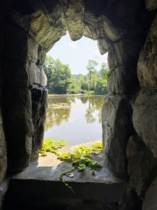 The two lakes are 45 and 60 acres large, but there are also smaller ponds on the property.