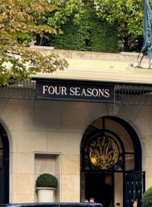 I stayed at the Four Seasons Hotel George V, the art deco landmark built in 1928 located near the historic Champs-Élysées.