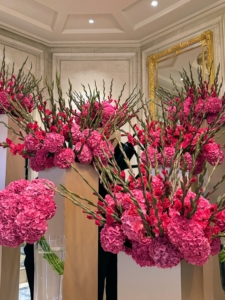 Jeffrey has been the hotel's artistic director since 1999. Displays change monthly inside and out, making the Four Seasons Hotel George V renowned as “the flower hotel.”