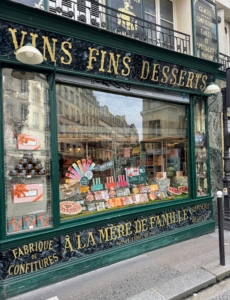 We made a quick stop at Vins Fins Desserts at 35 Rue du Faubourg Montmartre.