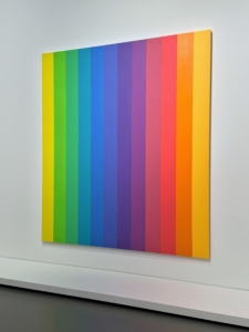 Ellsworth Kelly's exhibit includes more than 100 works, paintings, and sculptures as well as drawings, photographs, and collages.