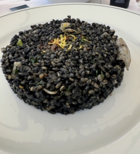 We also had squid ink risotto... made by Chef Ignacio Mattos of Estela, who was doing a special pop-up at the restaurant.