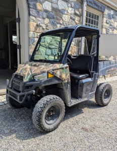 And it's ready to go once again - back to work at my busy farm. It now runs as good as new. A lithium battery for an off-road vehicle like this or a golf cart... it's a good thing.