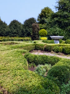 It takes time to develop formal gardens. When planning, one must consider type of plants, their size at the time of planting and at maturity, the level of care, the environment, and local weather conditions. It can take up to 10-years for a formal garden to be fully established.