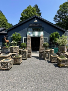 Before heading home, I stopped in to visit the Orangerie, also in Millbrook, owned by my friend, Anthony Bellomo. If you're in the area, please visit this charming garden shop and nursery filled with unique plants and items for the garden and home.