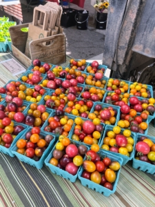 The tomatoes are still going strong here in Colorado.