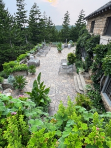 The terrace stone is also sealed by my outdoor grounds crew. And now the entire area is done and looking so beautiful once again.