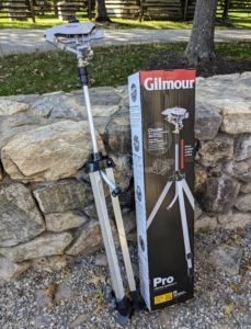 I also love Gilmour’s Professional Adjustable Circular Tripod Sprinklers. These tripod sprinklers can be seen all over the farm this time of year.