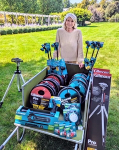 I've been using Gilmour products for years. This is our most recent shipment of supplies to keep all my gardens well irrigated.