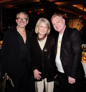 Here I am with Andy Bell and his husband, Stephen Moss. (Photo by Craig Barritt/Getty Images for Friends of Hudson River Park)