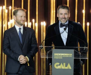 The Gala honored several supporters including second-generation restaurateurs Miles Pincus and Alex Pincus, Co-Founders of Grand Banks and Crew. (Photo by Craig Barritt/Getty Images for Friends of Hudson River Park)