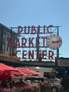 Whenever I am in Seattle, I try to walk through the Pike Place Public Market Center, the city's original farmers market and the center of locally sourced, artisanal, and specialty foods.